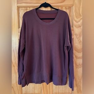Athleta maroon sweatshirt 1x
